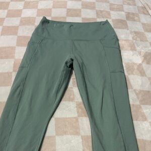 Green High-Waisted Leggings